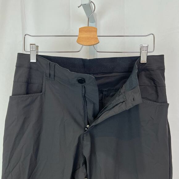 BYLT Mens Ace Jogger Pants Zip Fly Flat Front Nylon Casual Golf Black Size 32 - Picture 7 of 12